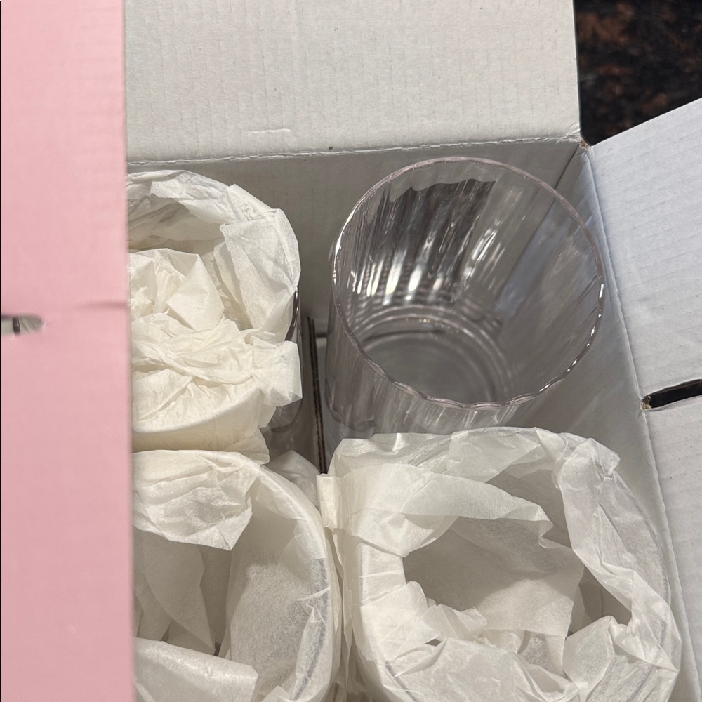 Prismatic Highball Glasses Set - Clear - Picture 4 of 4